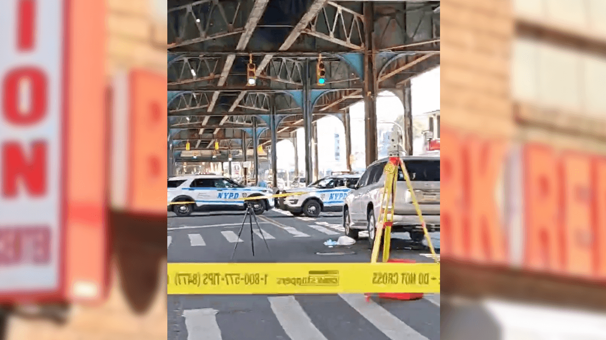The victim was hit at McDonald and Webster avenues in Kensington on Sunday afternoon