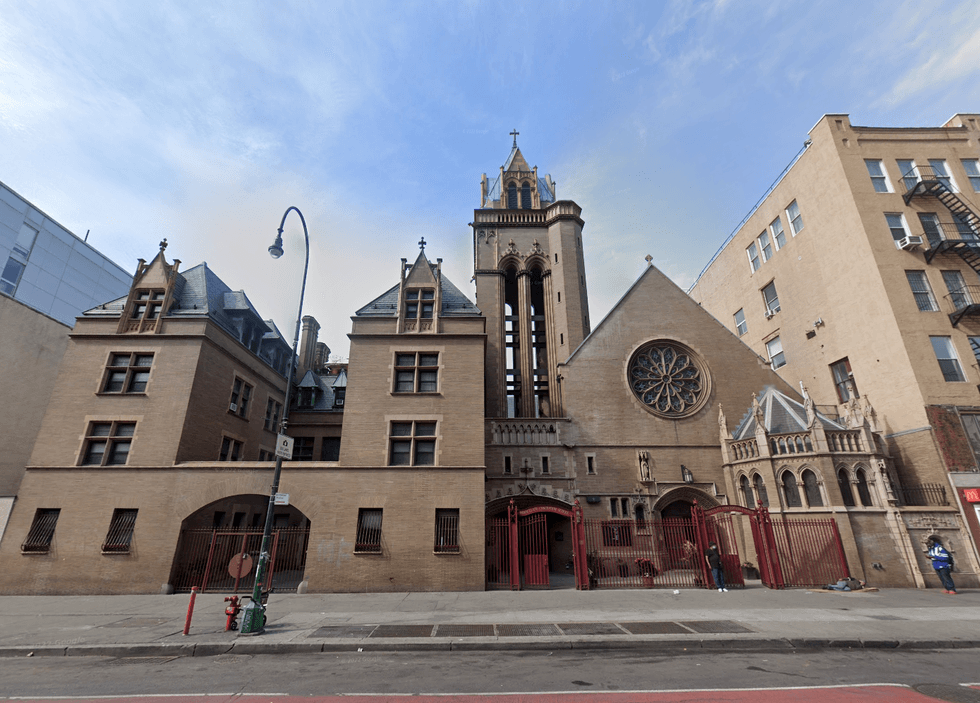 The victim was slashed outside the Immaculate Conception Church on East 14th Street on the evening of Jan. 21