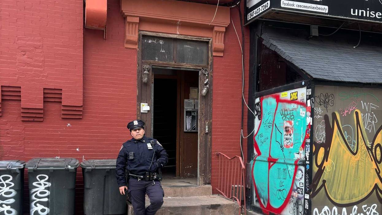The victim was stabbed at 638 Throop Ave. in Bedford-Stuyvesant on Tuesday night, police said