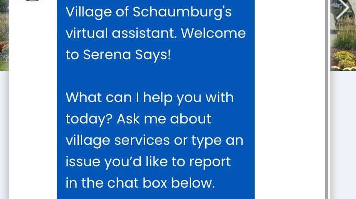 The Village of Schaumburg launches its new AI assistant to help answer village-related questions.