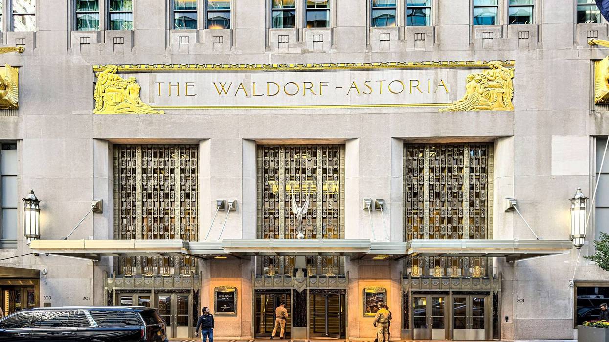 The Waldorf Astoria hotel reopened last year following an extensive renovation