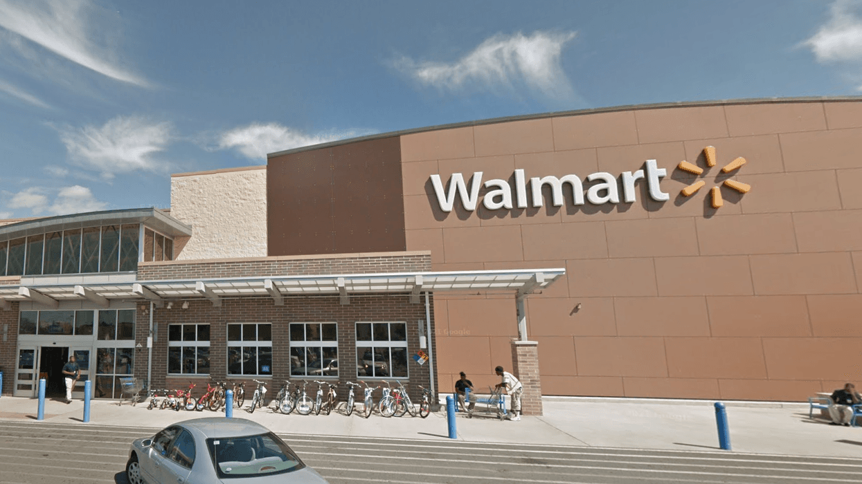 The Walmart store at the Bayonne Crossing shopping center