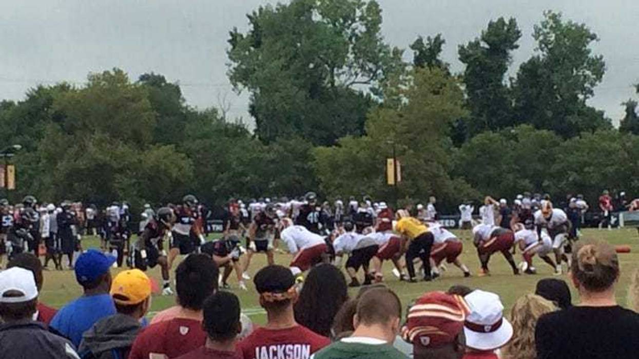 The Washington Commanders hold training camp in Richmond in the 2010s.