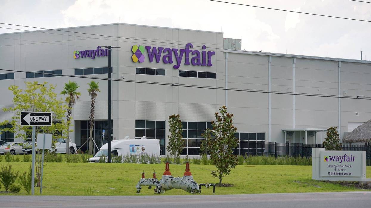 The Wayfair Distribution Center in Jacksonville, Fla., on June 15, 2021.