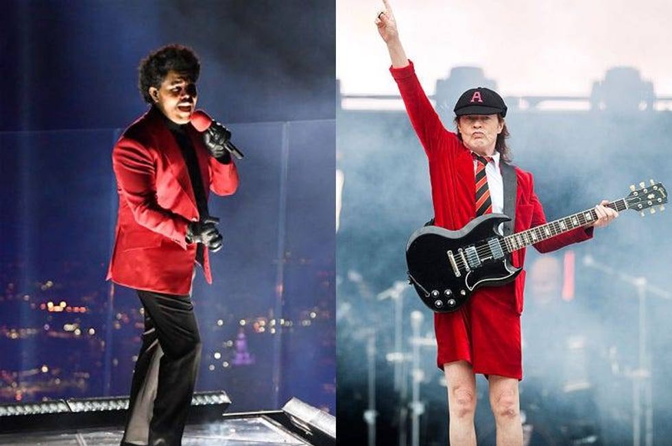 The Weeknd and AC/DC