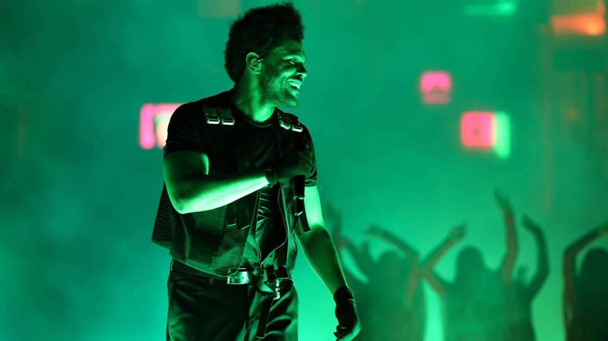 The Weeknd performs at the "After Hours Til Dawn" Tour at Met Life Stadium on July 16, 2022 in East Rutherford, New Jersey.