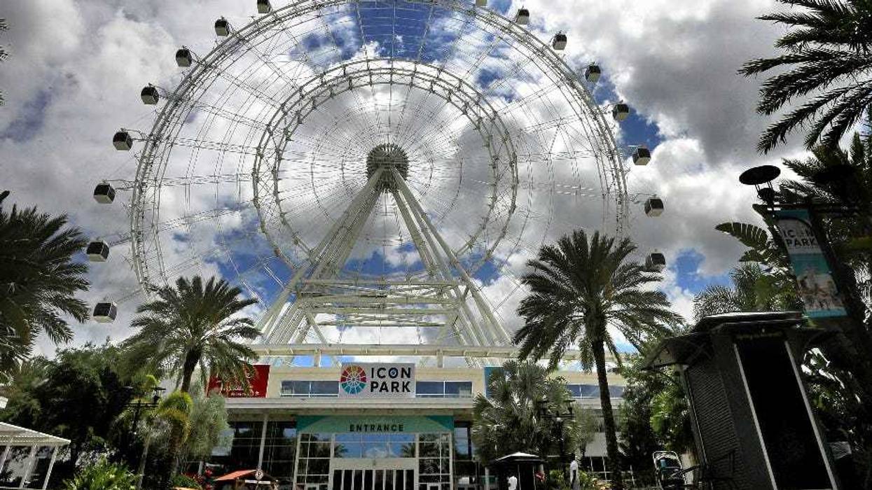 The Wheel at ICON Park on International Drive in Orlando, Florida.
