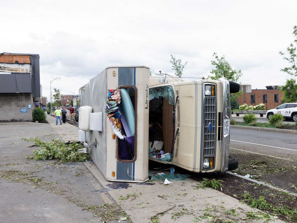 The widespread destruction prompted the governor to declare a state of emergency