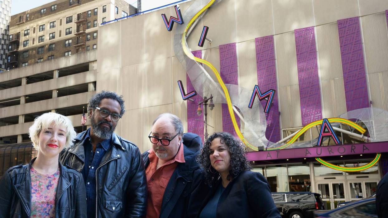 The Wilma’s leadership team: Co-Artistic Directors Morgan Green, Lindsay Smiling, and Yury Urnov, and Managing Director Leigh Goldenberg.