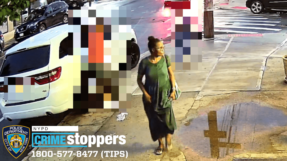 The woman being sought in the attack