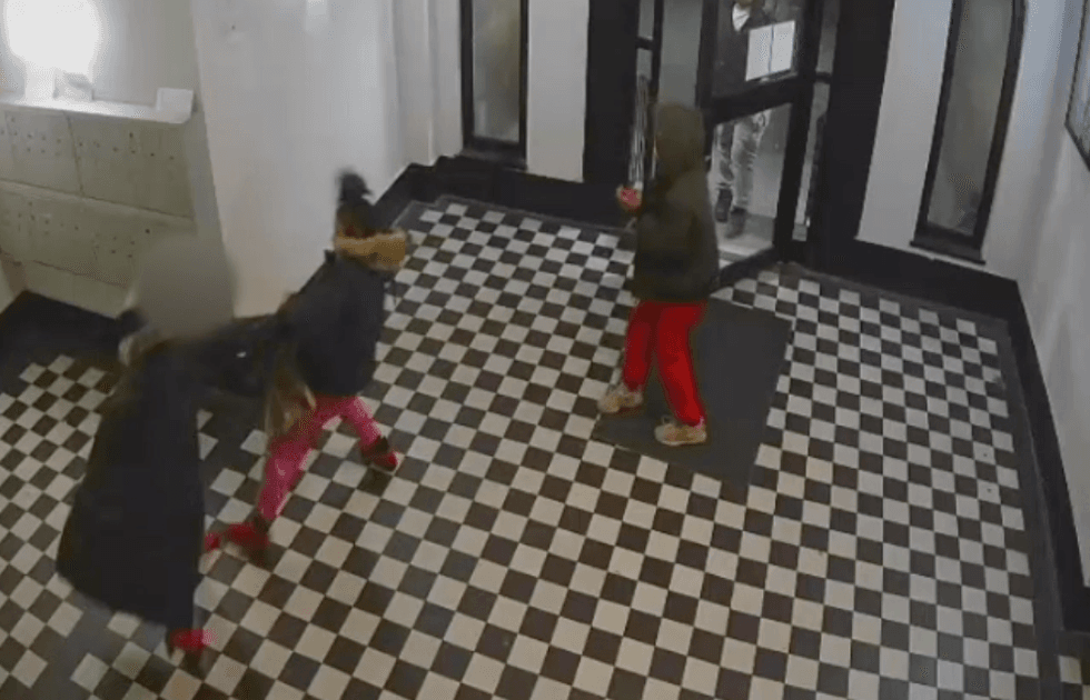 The woman was attacked and robbed in the lobby of a Pelham Bay apartment building, police said