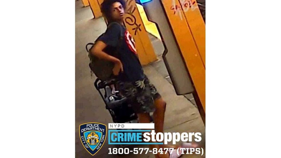 The woman was spit on and punched on the evening of Aug. 15