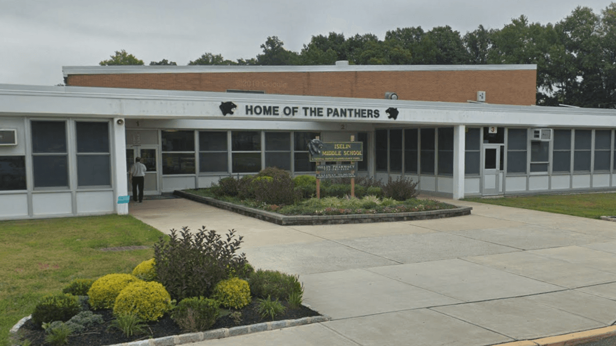 The worker is expected to make a full recovery after being struck by lightning at Iselin Middle School on Wednesday.