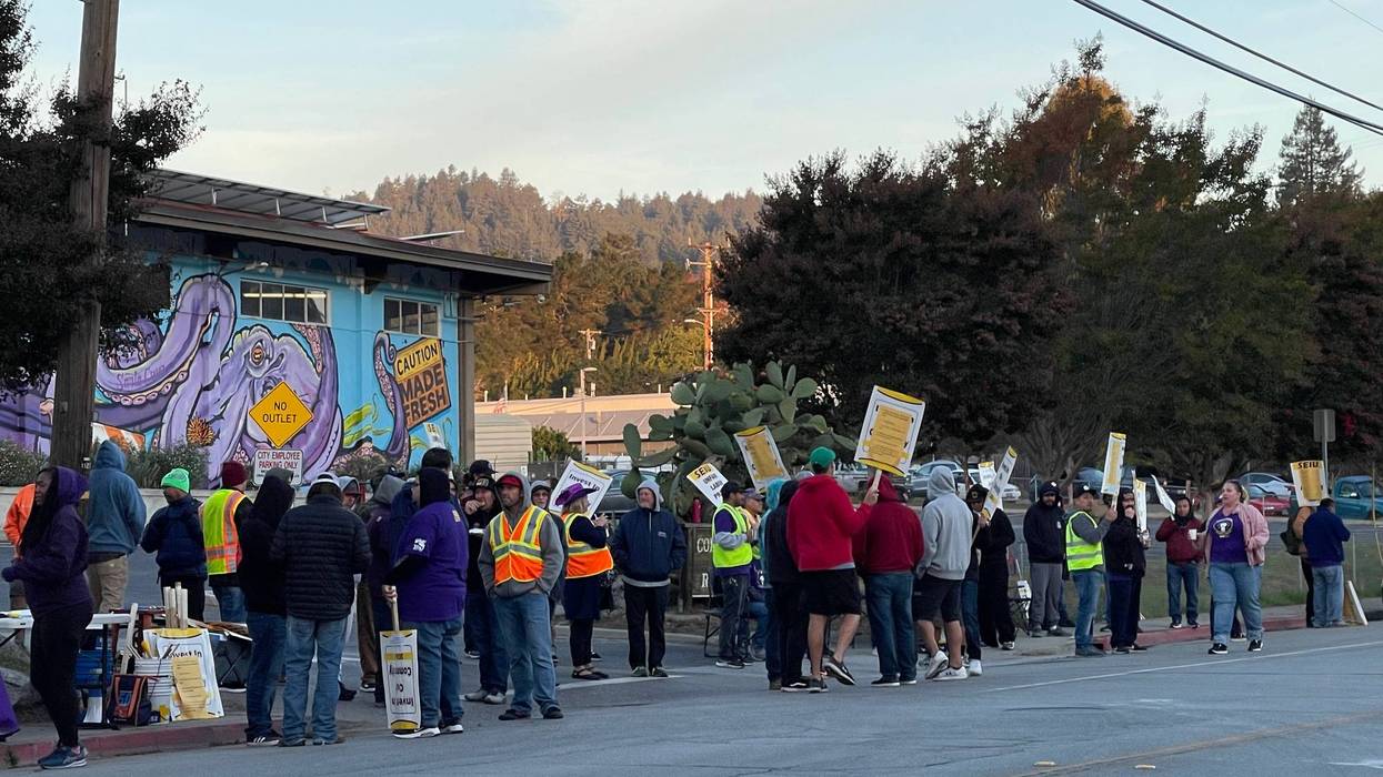 The workers will be on strike for the rest of the week.