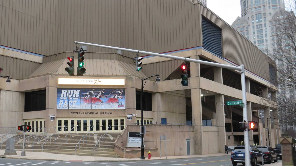 The XL Center in Hartford.