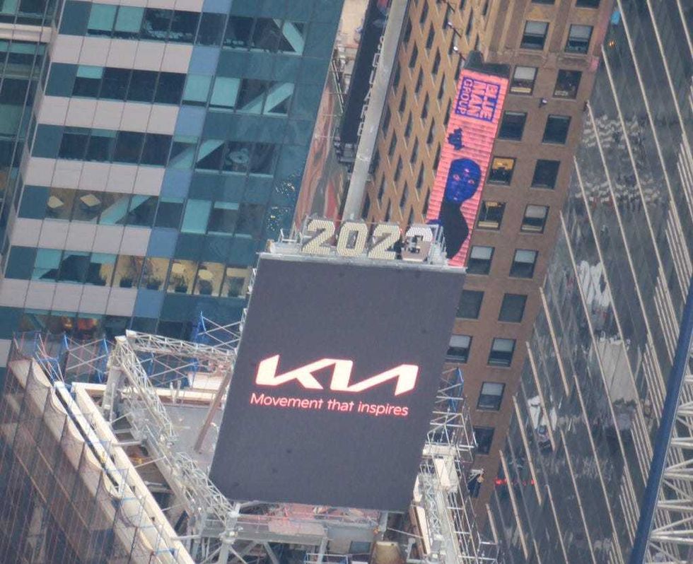 The year on One Times Square is changed to "2023" on Dec. 27, 2022