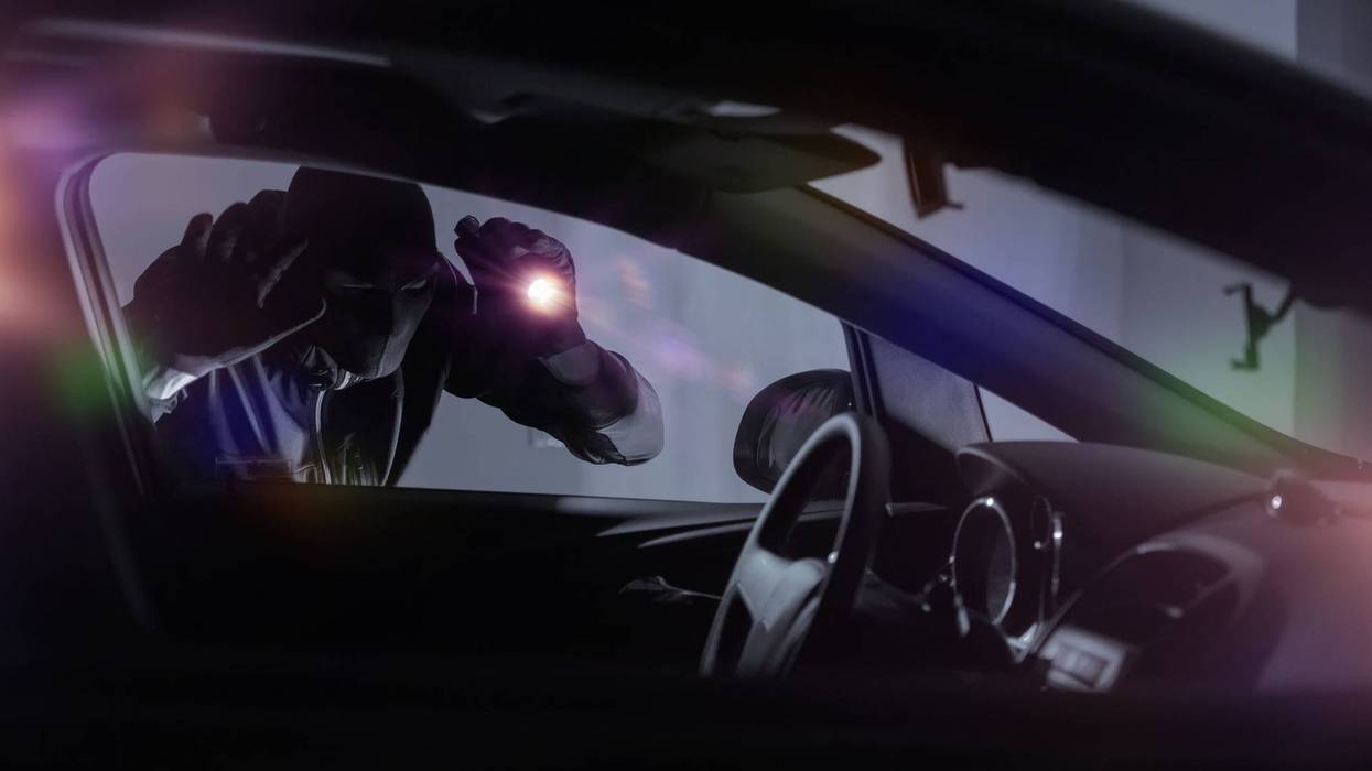 Theft in progress