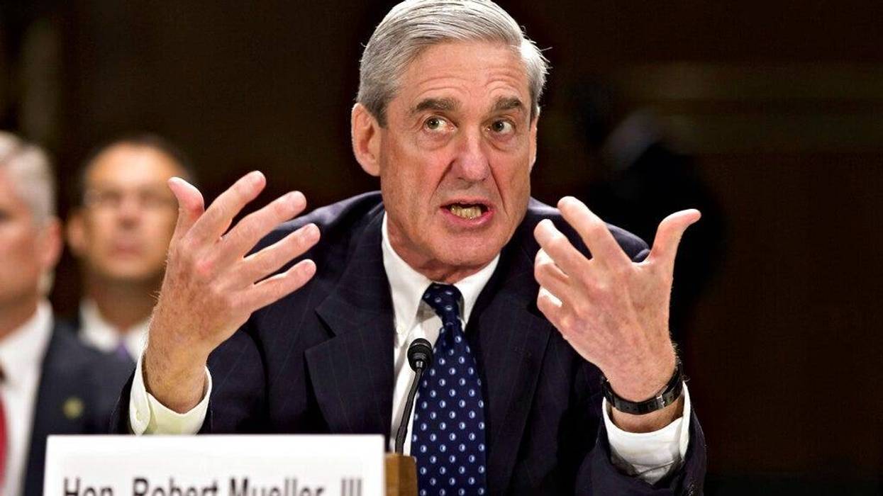 then-FBI Director Robert Mueller testifies on Capitol Hill in Washington