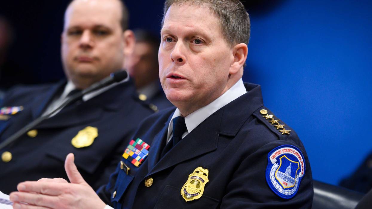 Then-U.S. Capitol Police Chief Steven Sund