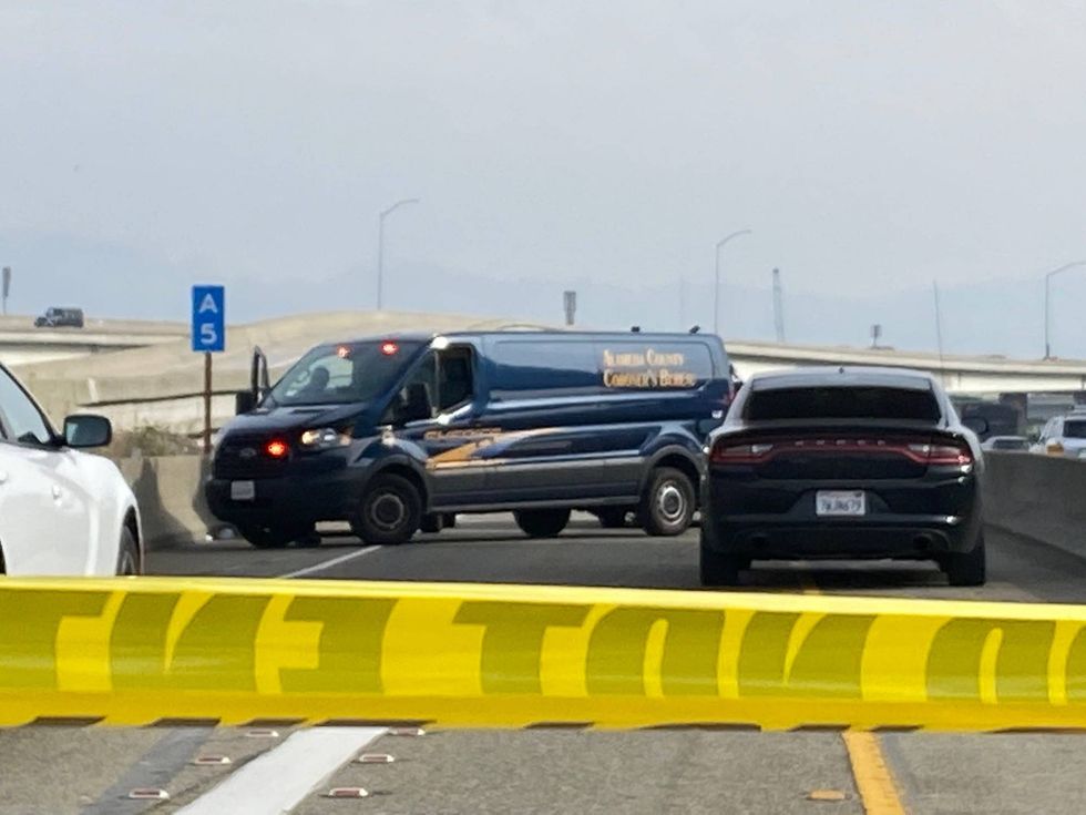 There is a heavy police presence on the Bay Bridge Thursday morning as CHP officers are conducting an investigation.