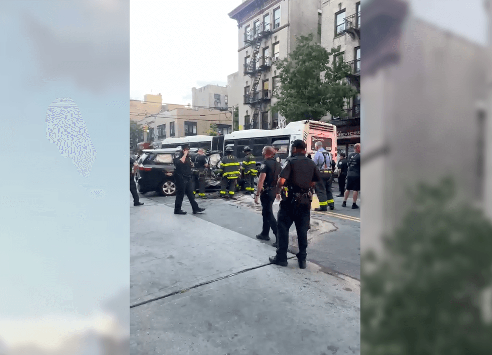 There were 10 patients at the scene, with seven of them taken to area hospitals, the FDNY said