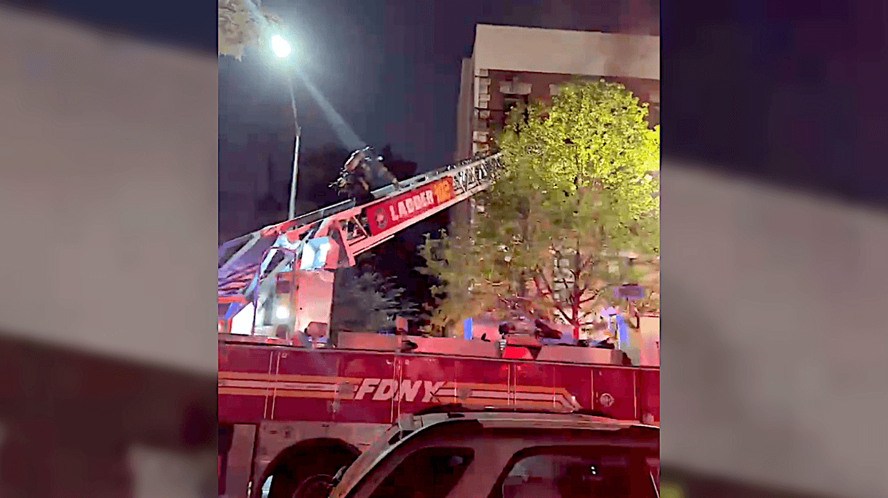 There were three victims in the fire at 587 Gates Ave. in Bedford-Stuyvesant