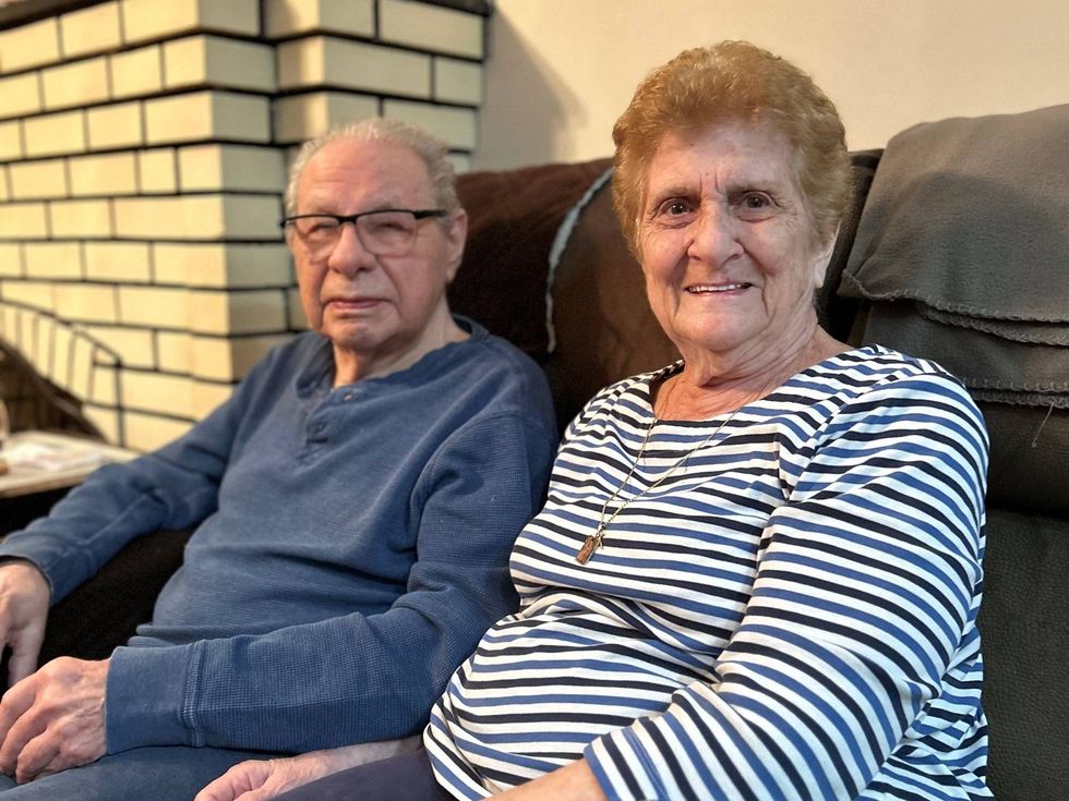 Theresa, 85, and Tony, 91.