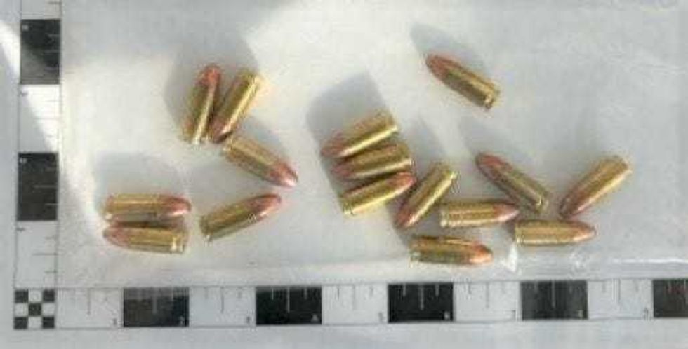 These bullets had been concealed in an aluminum foil tube in an attempt to smuggle them onto a flight at Newark Liberty International Airport on March 18.