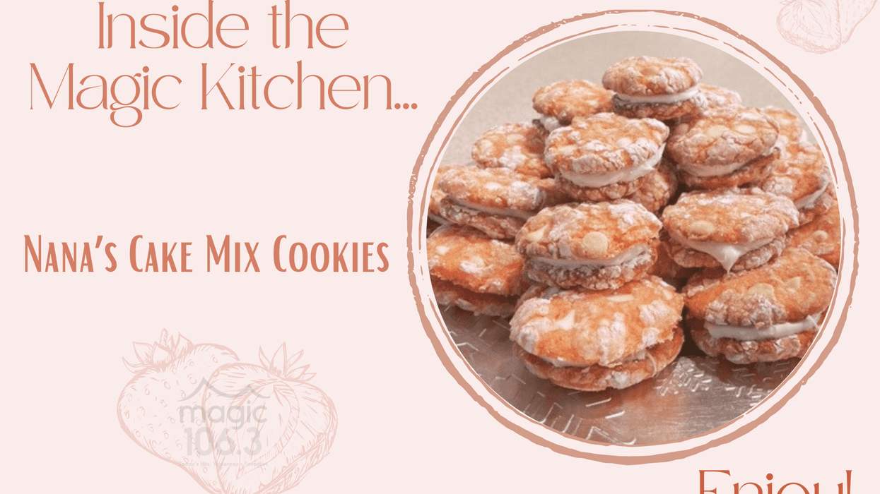 These easy, three ingredient cookies are perfect for any gathering!