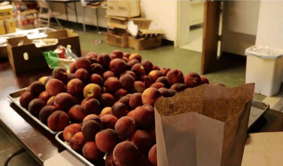 These volunteers work hard to make sure kids are getting healthy, balanced meals, full of fresh vegetables and fruit.