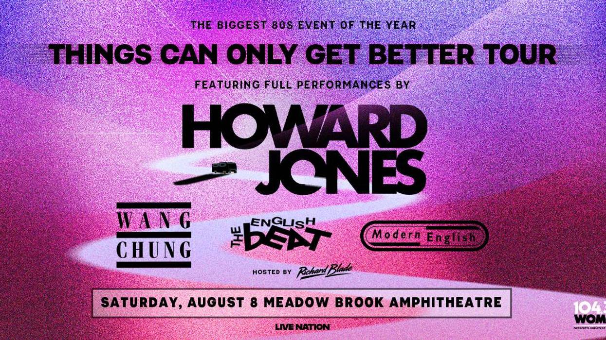 Things Can Only Get Better 80s tour poster: Howard Jones, Wang Chung, The English Beat, Modern English.