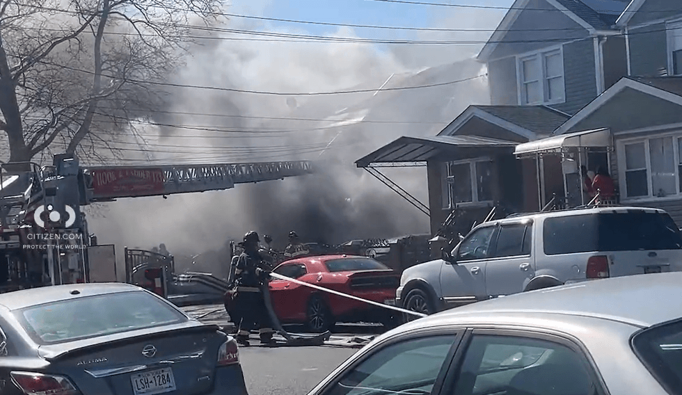 Thirty-three units and 144 firefighters were on scene.