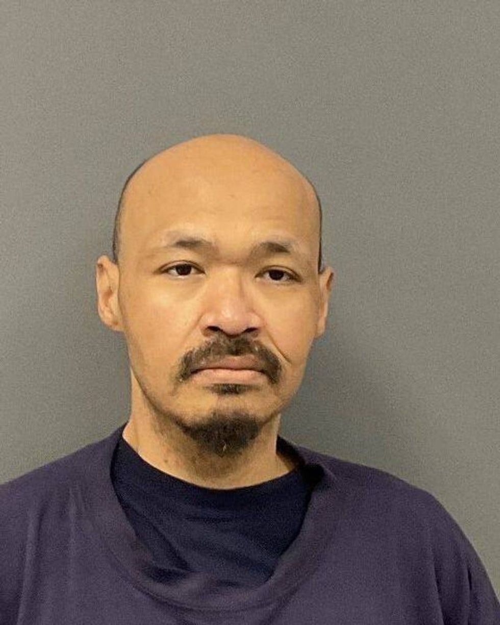 This 2024 booking photo provided by the Clay County Sheriff’s Office in Moorhead, Minn., shows Cory Allen McKay, who has several felony convictions for violent offenses.