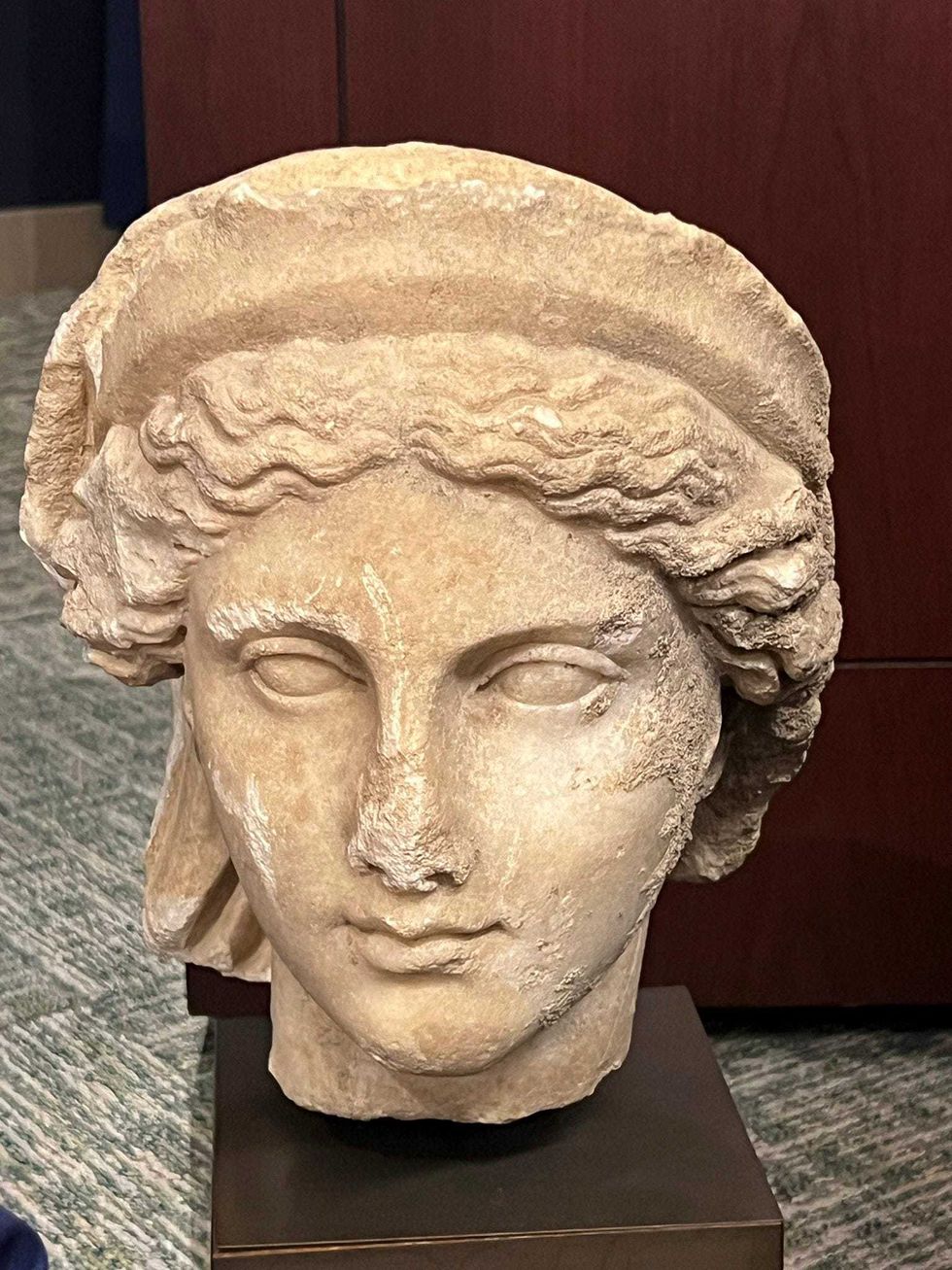 This bust of a woman