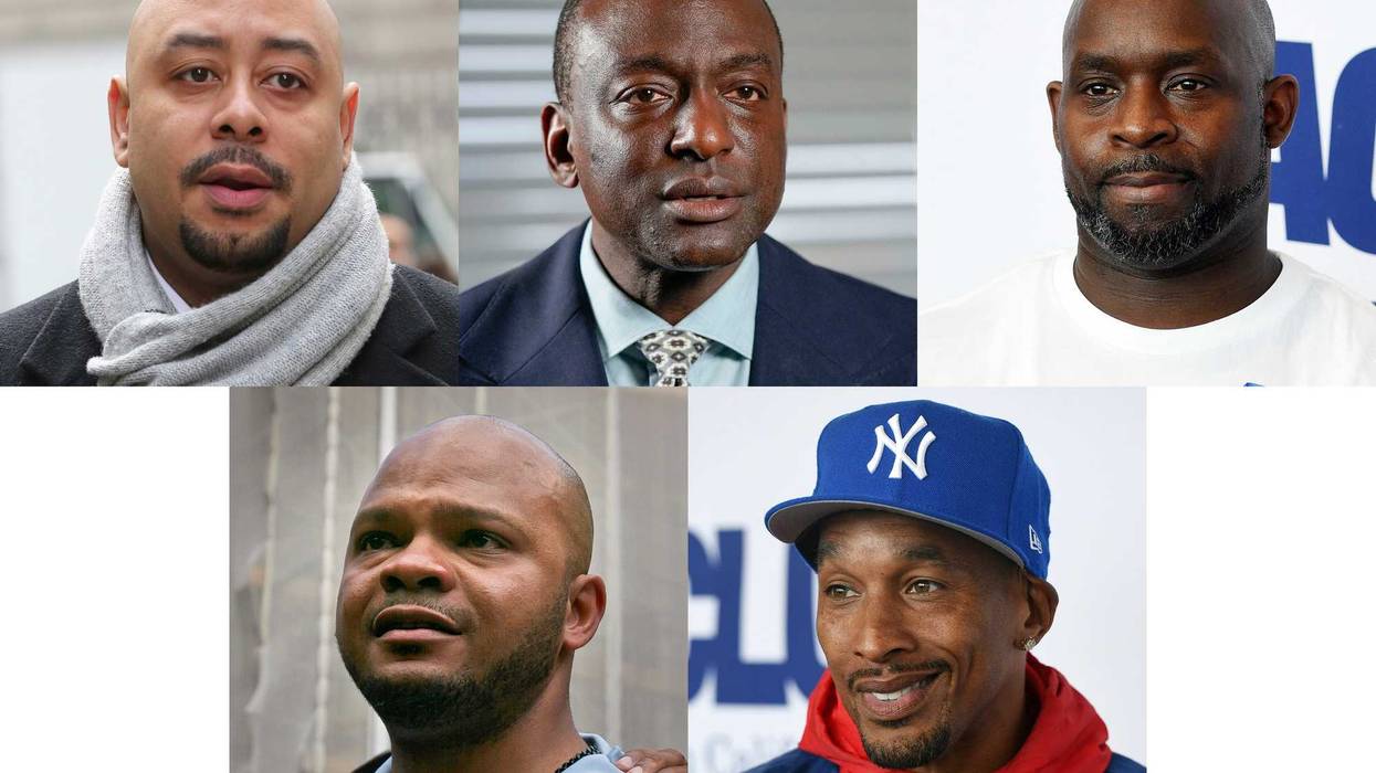 This combination of file photo shows, clockwise from top left, Raymond Santana, Yusef Salaam, Antron McCray, Korey Wise and Kevin Richardson, known as Central Park five.