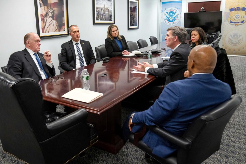 This image provided by Office of the Mayor of New York shows President Donald Trump