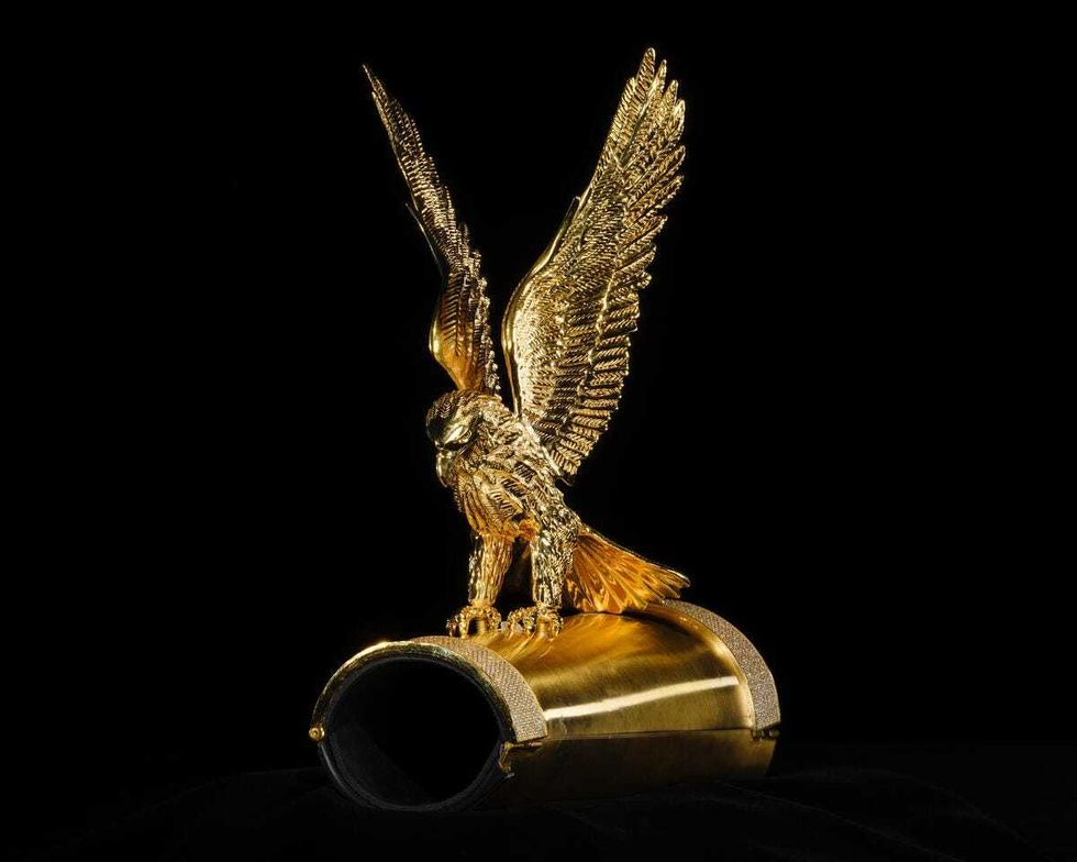 This massive 14-karat gold piece was designed for Ghostface Killah by Jason Arasheben in the 1990s and remains one of hip-hop
