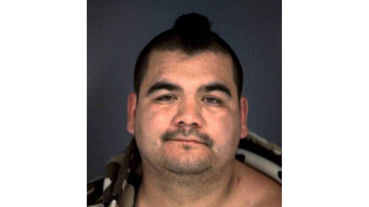 This Nov. 7, 2009, booking photo released by the Humboldt County Sheriff's Office shows suspect Russell Martin Albers at the Humboldt County Correctional Facility in Eureka, Calif. Albers remains at-large Tuesday, Dec. 27, 2022, after he allegedly killed two people and wounded two more in a Northern California home. Albers is being sought in connection with the shooting, the sheriff's office said in a news release. He was booked into the Humboldt County jail on Oct. 30 on suspicion of battery against a spouse or co-habitant.