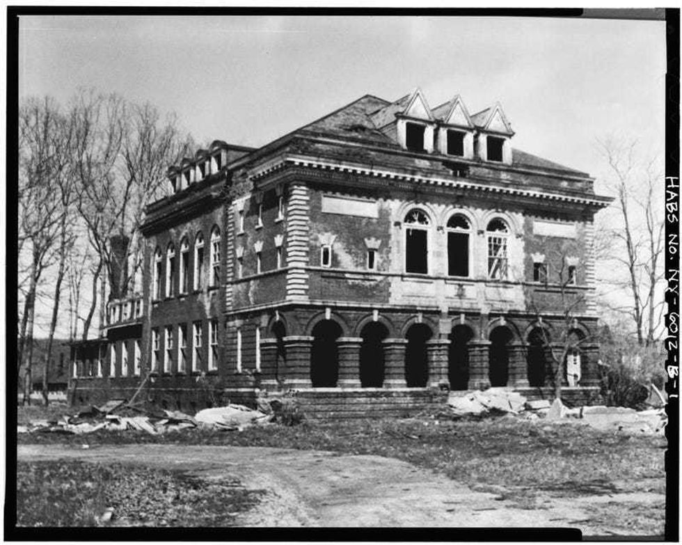 This undated photo provided by the Library of Congress shows the Thomas Indian school in Irving, N.Y