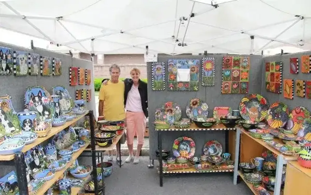 This weekend marks the summer's first big art festival. The Allentown Art Festival features a number of unique works, including one who dabbles in something most of us have with our breakfast.