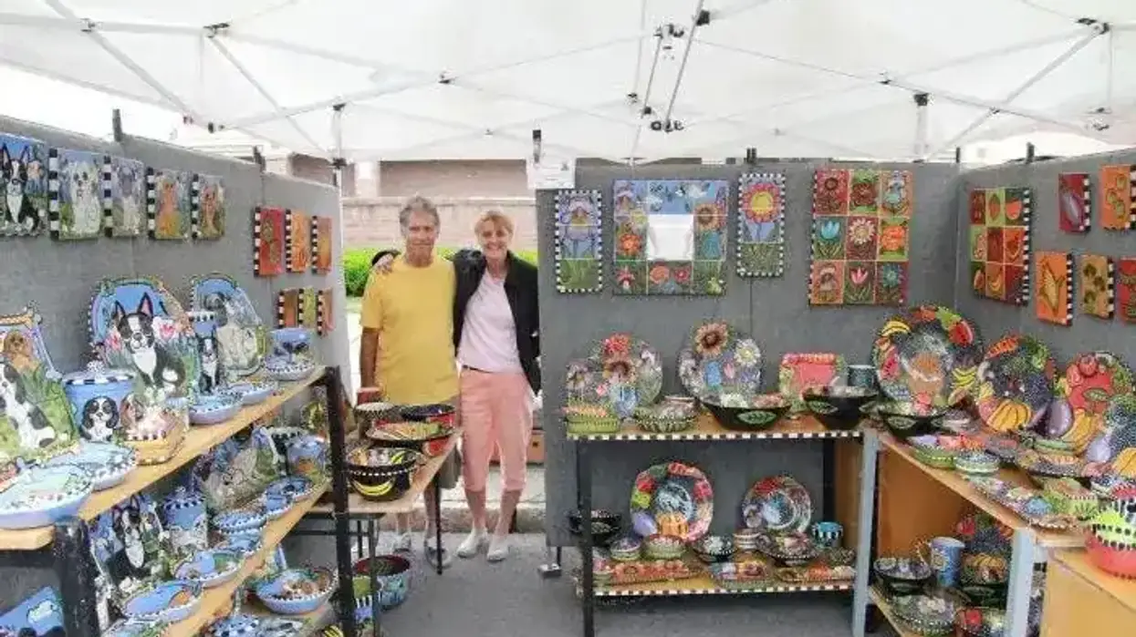 This weekend marks the summer's first big art festival. The Allentown Art Festival features a number of unique works, including one who dabbles in something most of us have with our breakfast.