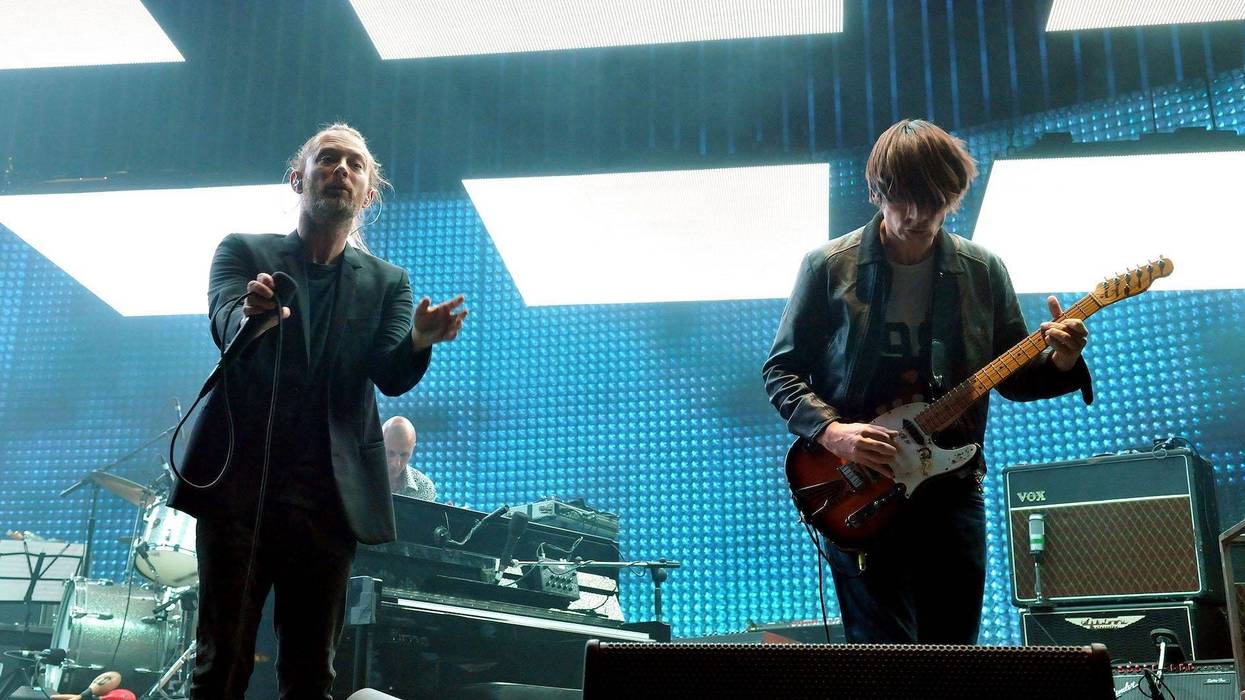 Thom Yorke and Jonny Greenwood