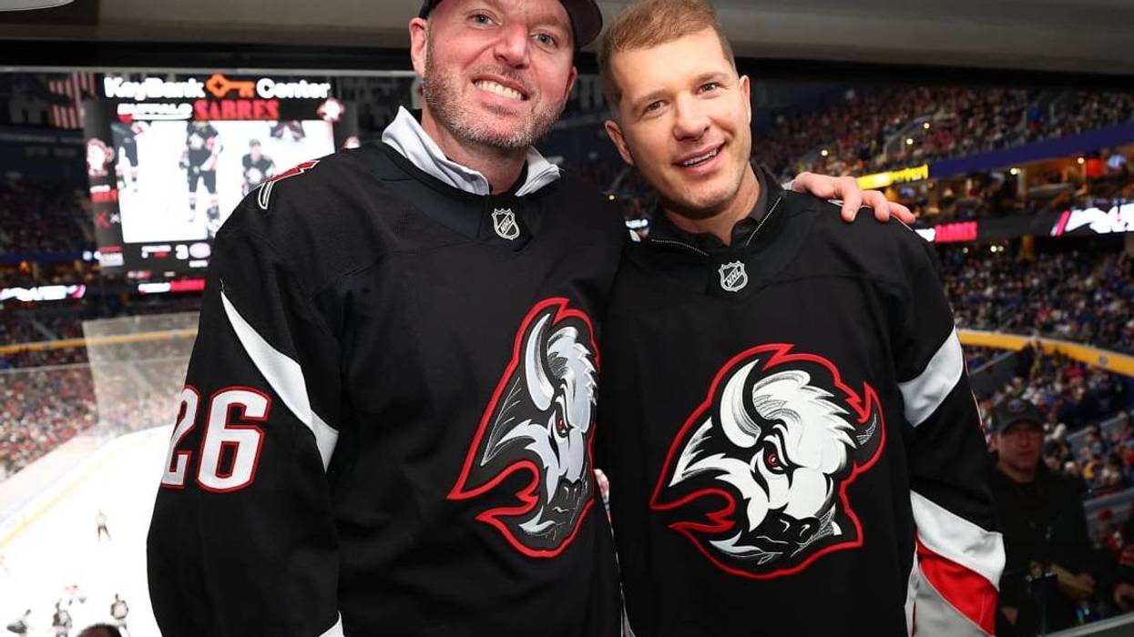 Thomas Vanek and Jason Pominville