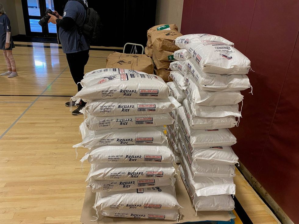 Thousands are volunteering in Danville to feed the homeless.