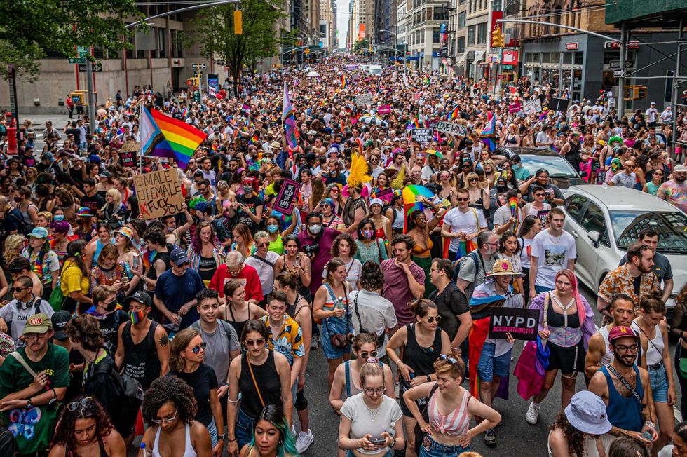 Thousands of New Yorkers took to the streets of Manhattan to participate on the Reclaim Pride Coalition
