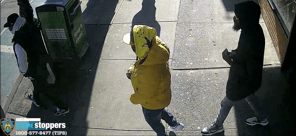 Three CD salesmen wanted for robbing man out of $220.