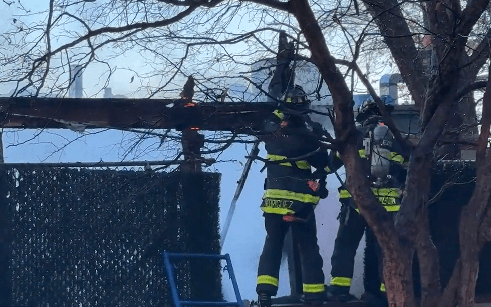 Three firefighters were minorly injured in the fire response.