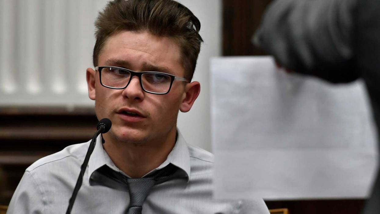 Three men, including the Wisconsin man who authorities say supplied the rifle used by Kyle Rittenhouse in the fatal 2020 Kenosha shootings, were arrested following an armed robbery in McHenry County and a police pursuit that ended in Wisconsin, authorities said.