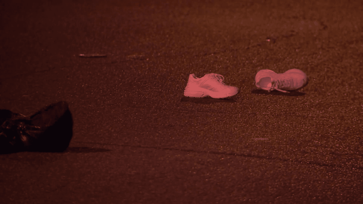 Three men were fatally shot and a fourth was wounded in a shooting in Mayfair on Jan. 9, 2023, as they returned from a shopping trip. Newly store-bought items were strewn about the street.