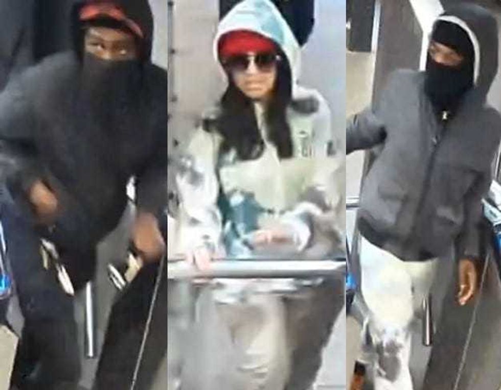 Three of the six suspects wanted in the April 2 robbery in Midtown